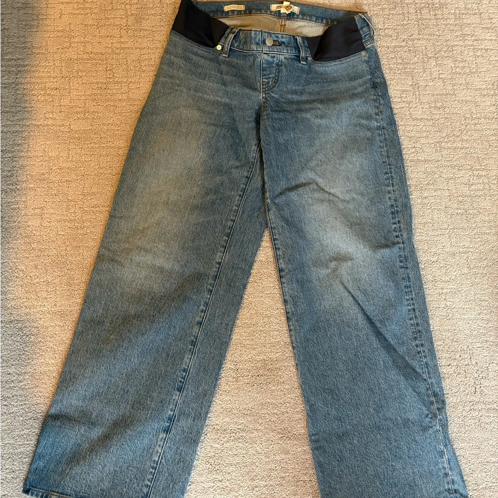 Madewell vintage wide leg maternity jean - Picture 2 of 4
